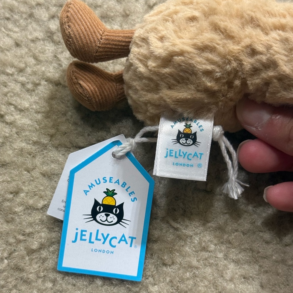 Jellycat Amuseables Peanut Keychain (WITH RECEIPT) 100% Authentic - Picture 3 of 8